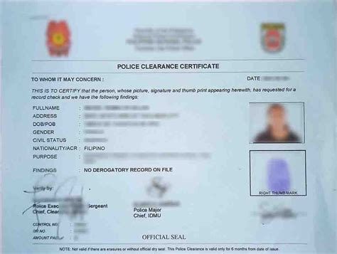 police clearance renewal online.